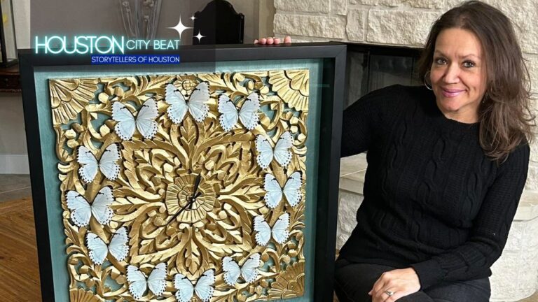 Cassandra Bohne-Linnard Butterfly Clocks: Timeless Art, Butterfly Cloches and Abstract Paintings Cassandra Bohne Linnard_Artist_Butterfly Art_Houston_Texas