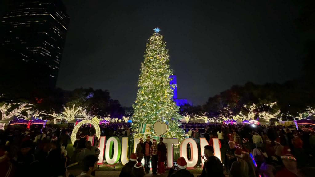 Mayor's Tree Lighting Houston, Texas 2025