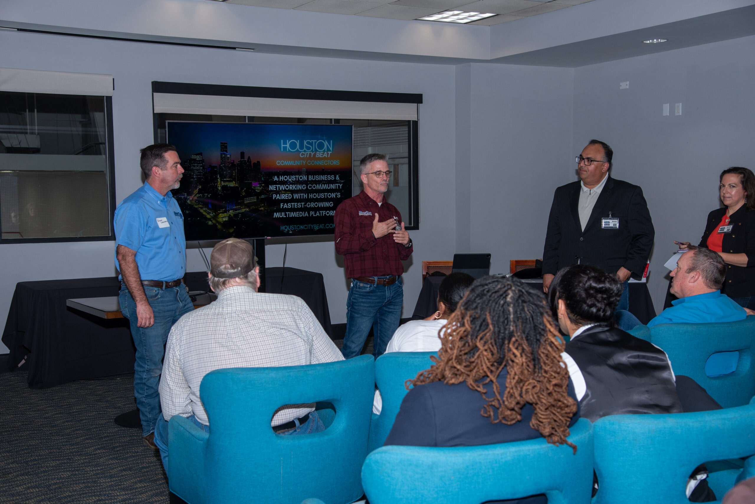 Nathan Bradfield and Charles Brogdon with RoofTec