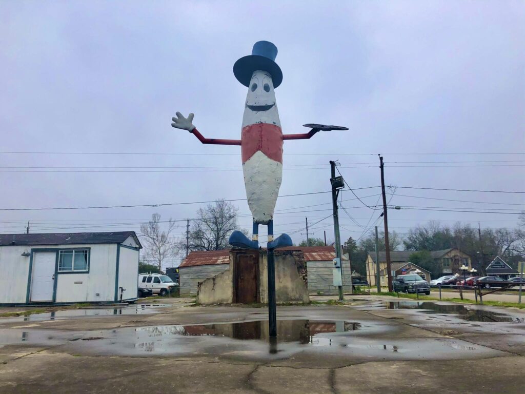 The Pickle Man in Tomball Red White and Blue version