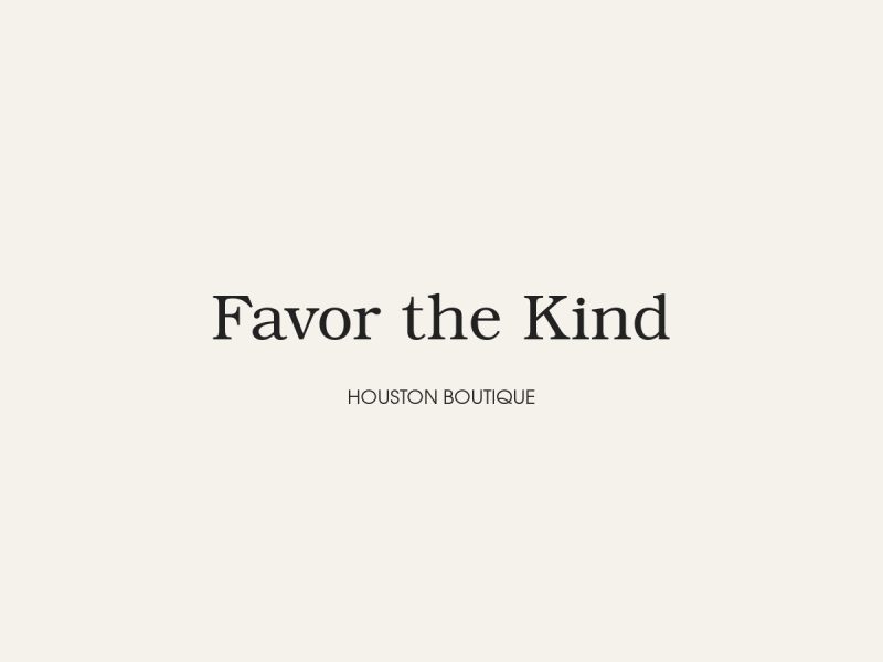 Favor the Kind