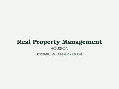 Real Property Management Houston