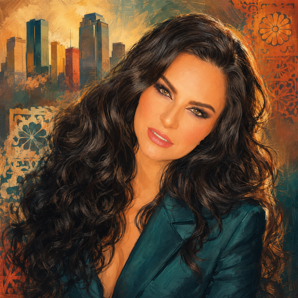 Alva Kattan: Building a Houston Legacy Through Enterprise and Service Stylized editorial portrait of Houston entrepreneur and philanthropist Alva Kattan